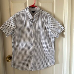 J. Crew Button Down Short Sleeve Shirt, XL Slim Fit